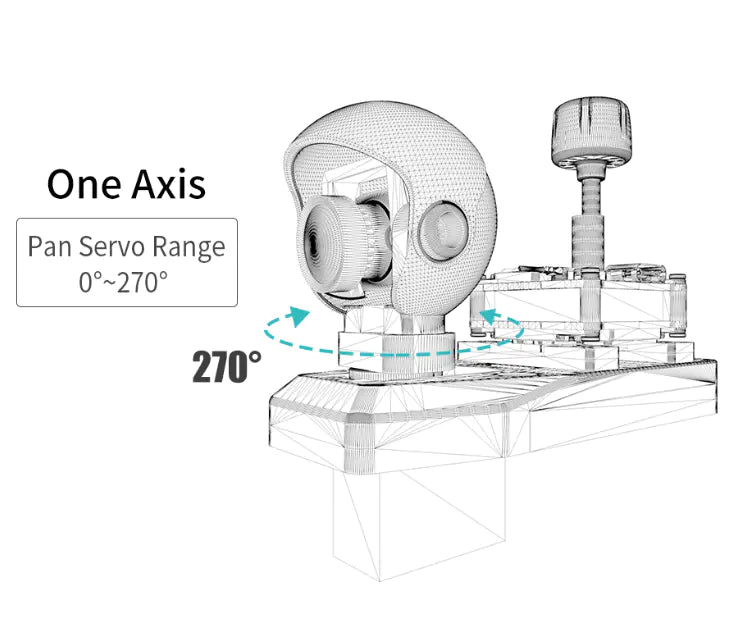 ATOMRC 3D Print Pan Tilt Servo Camera Gimbal ATOMRC 3D Print Pan Tilt Servo Camera Gimbal